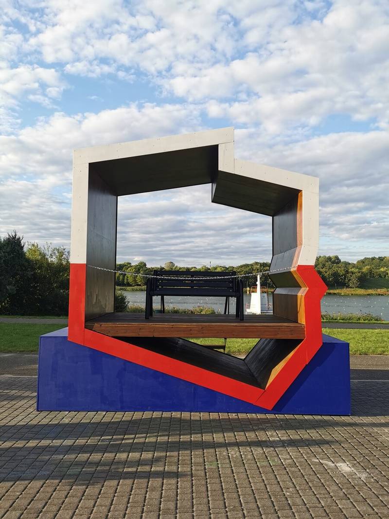 Ławka Polska w Poznaniu / fot. Marcin Szczęsny